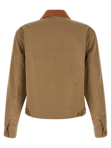 Beige Cotton Jacket