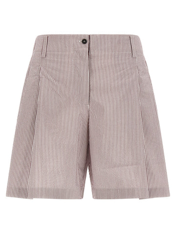 Multicolor Cotton Bermuda Shorts