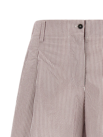 Multicolor Cotton Bermuda Shorts