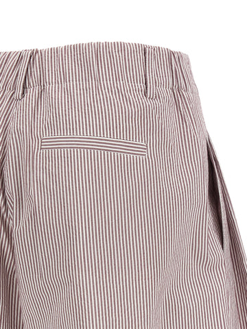Multicolor Cotton Bermuda Shorts