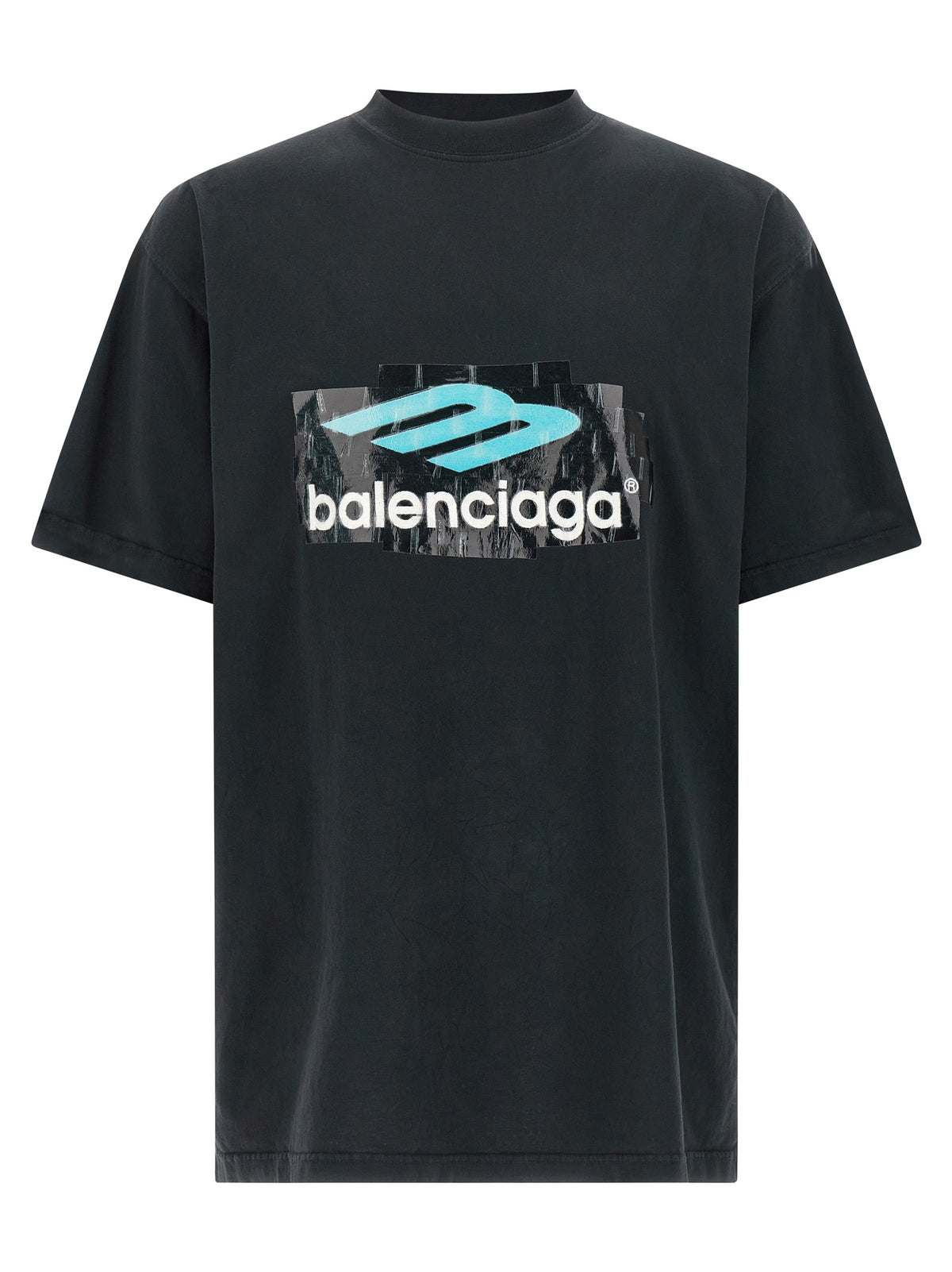 Black Cotton T-Shirt
