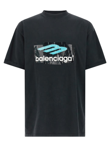 Black Cotton T-Shirt