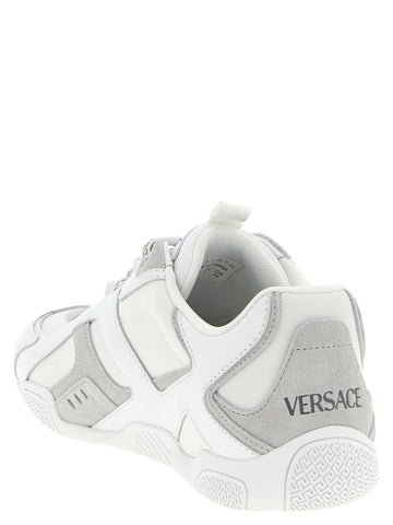 White Calfskin Athletic Sneakers