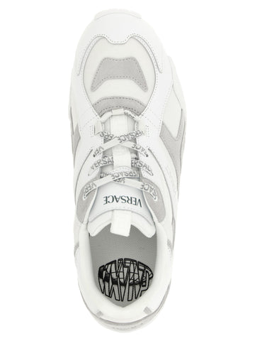 White Calfskin Athletic Sneakers