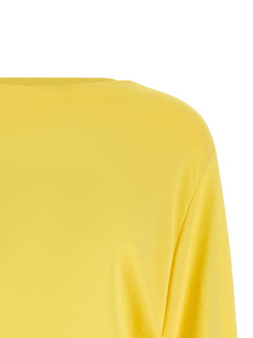 Bicolor Viscose Short Dress