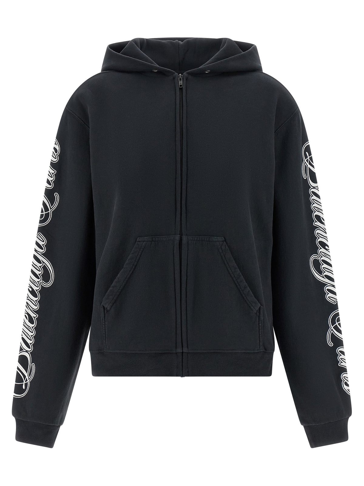 Black Cotton Sweatshirt