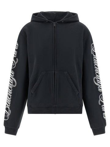 Black Cotton Sweatshirt