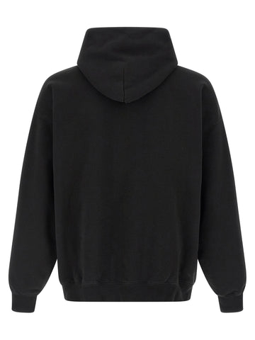 Black Cotton Sweatshirt