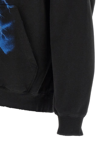 Black Cotton Sweatshirt