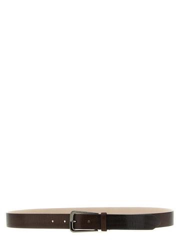 Brown Leather Regular Belt