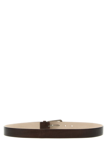 Brown Leather Regular Belt