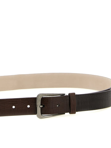 Brown Leather Regular Belt