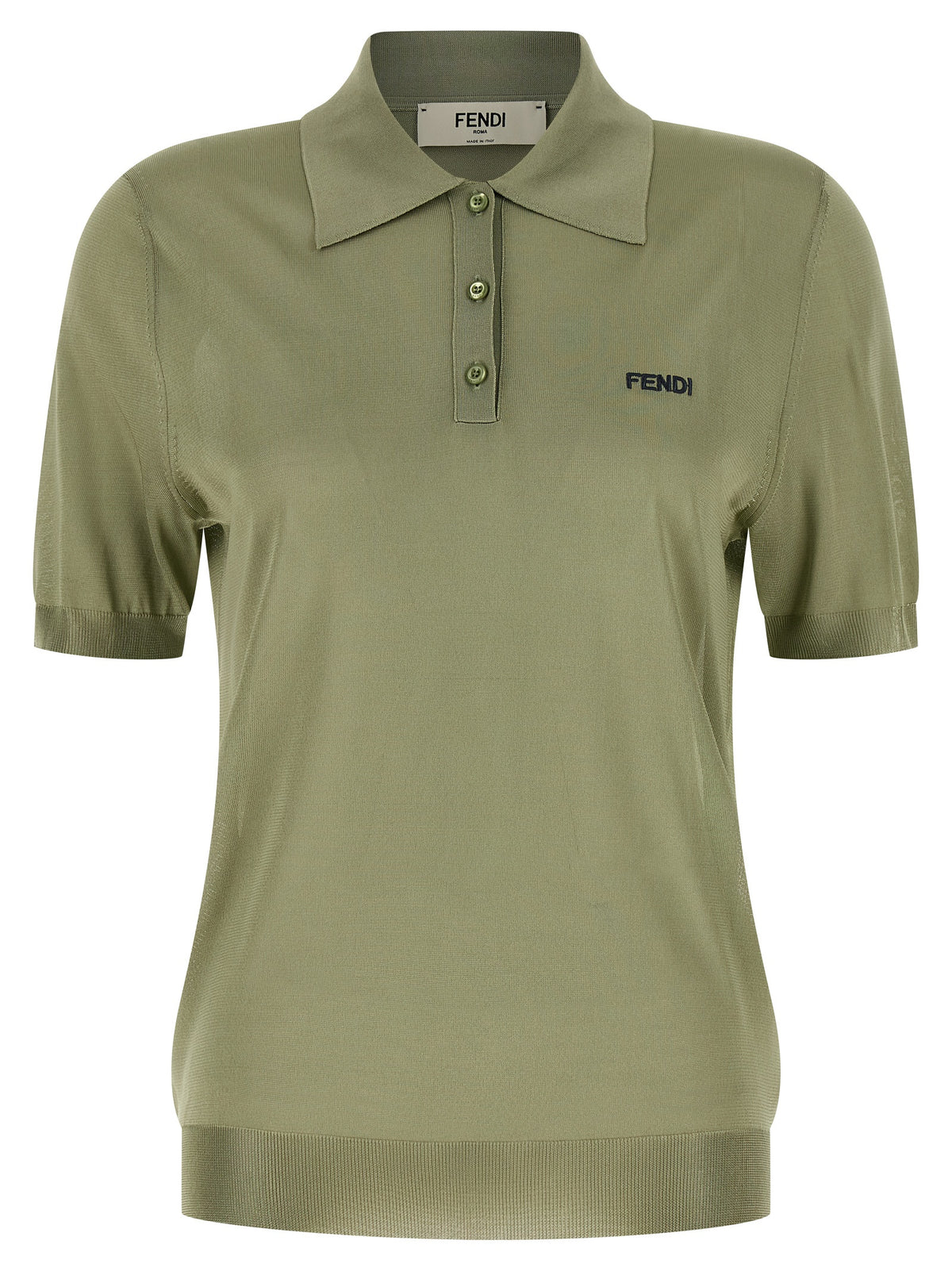 Bicolor Viscose Polo Shirt