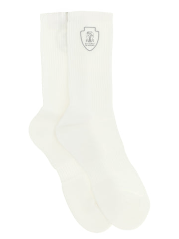 White Cotton Socks
