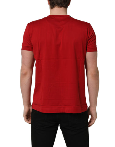 Red Goodluck 2023 Cotton Crew Neck T-shirt