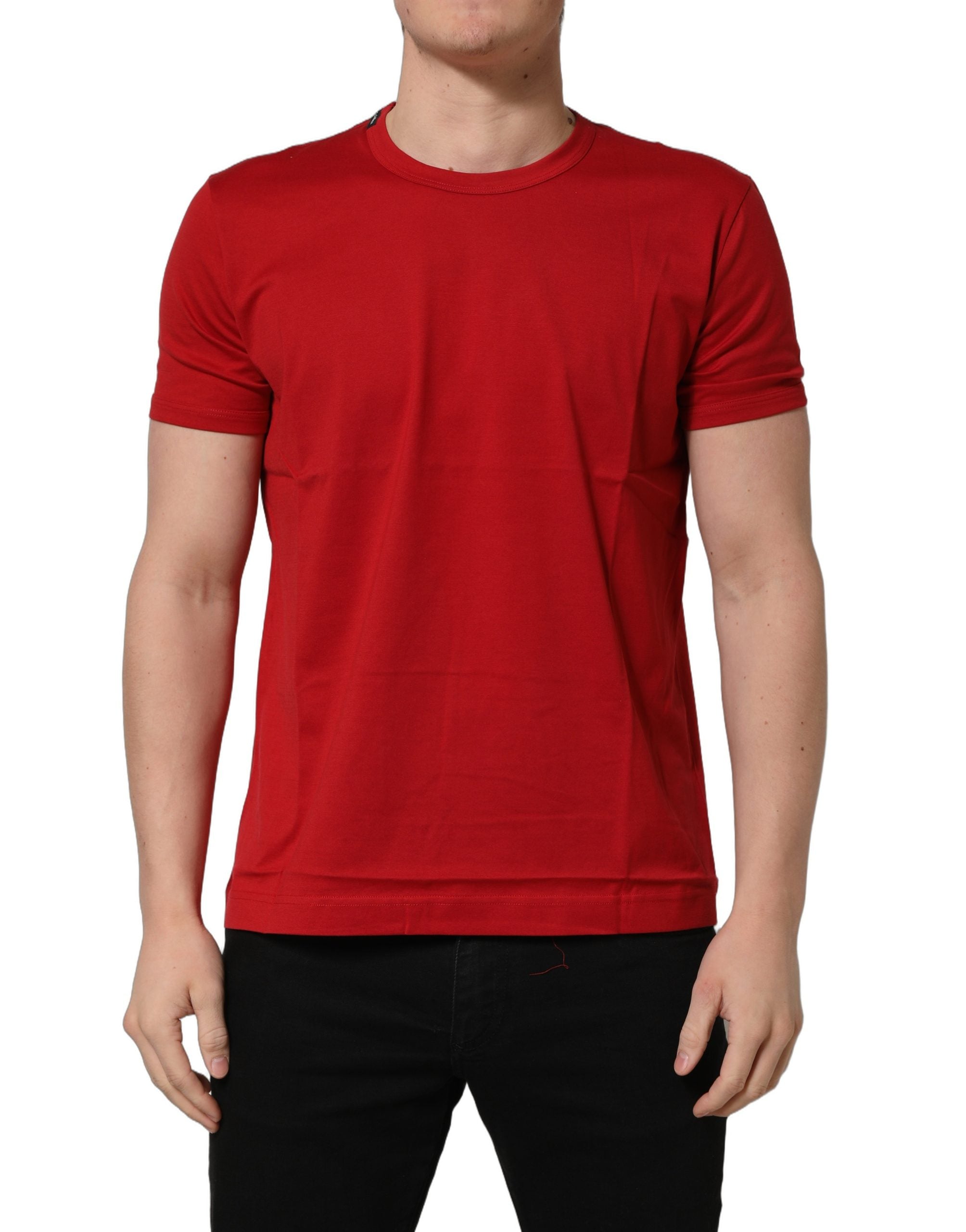 Red Goodluck 2023 Cotton Crew Neck T-shirt
