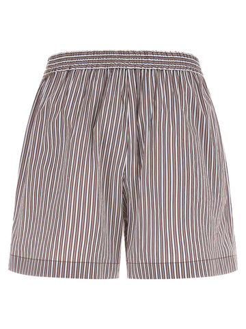 Bordeaux Cotton Bermuda Shorts