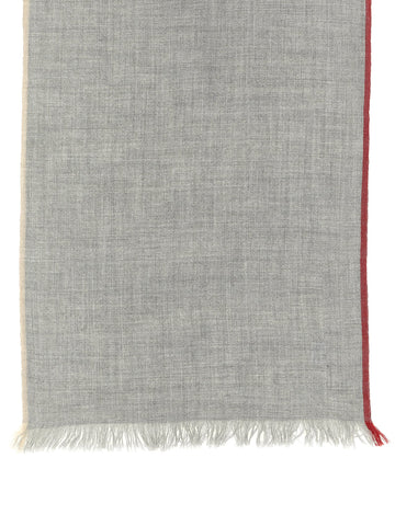 Gray Virgin Wool Scarf