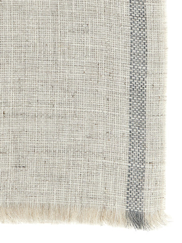 Gray Linen Scarf