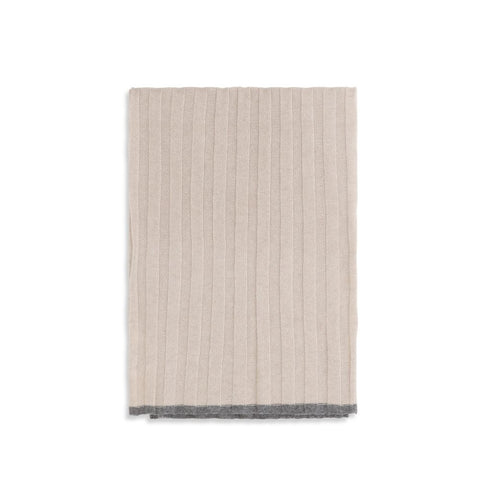 Beige Cashmere Scarf