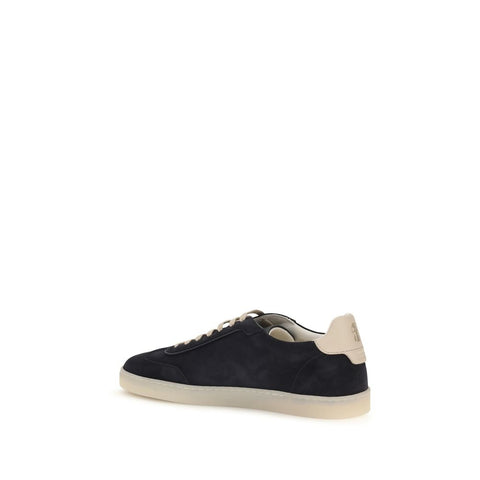 Brown Calf Leather Bos Taurus Low Top Sneakers