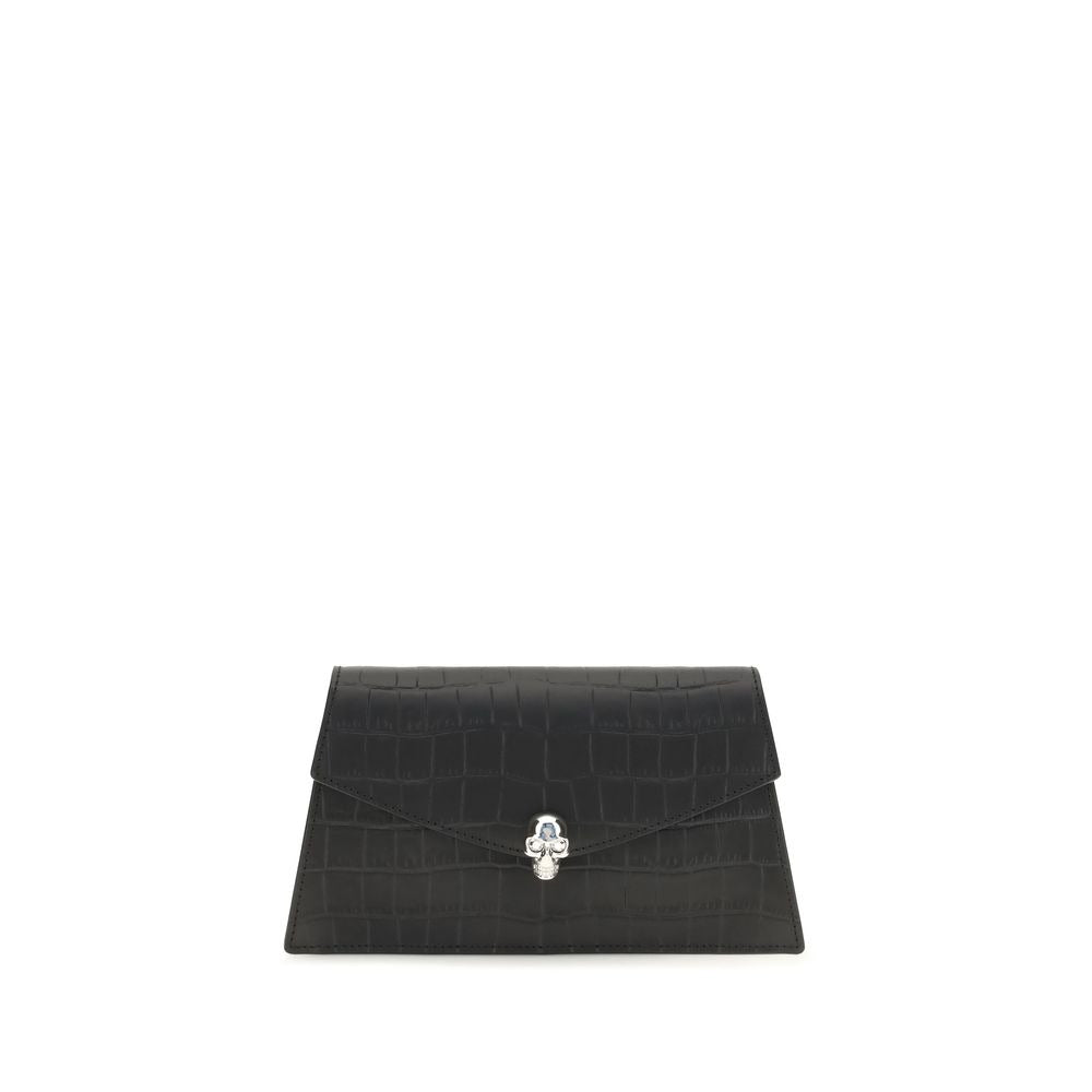 Black Calf Leather Bos Taurus Clutch Bag