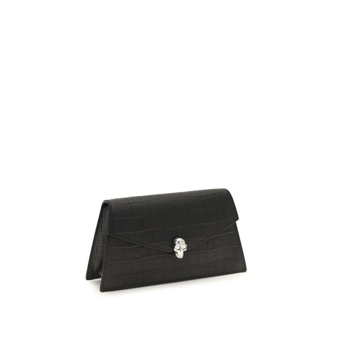 Black Calf Leather Bos Taurus Clutch Bag
