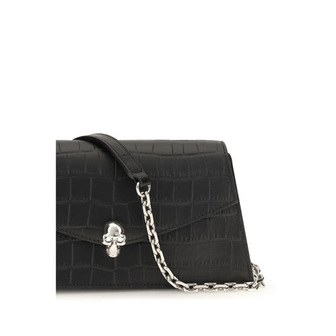 Black Calf Leather Bos Taurus Clutch Bag