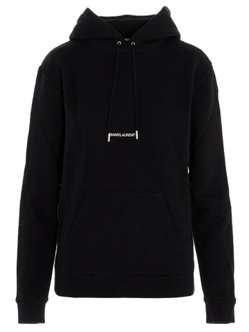 Black Cotton Sweatshirt