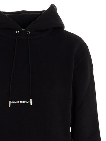 Black Cotton Sweatshirt