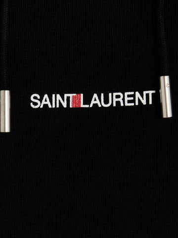 Black Cotton Sweatshirt