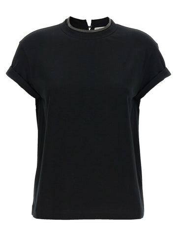 Black Cotton T-Shirt