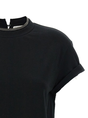 Black Cotton T-Shirt