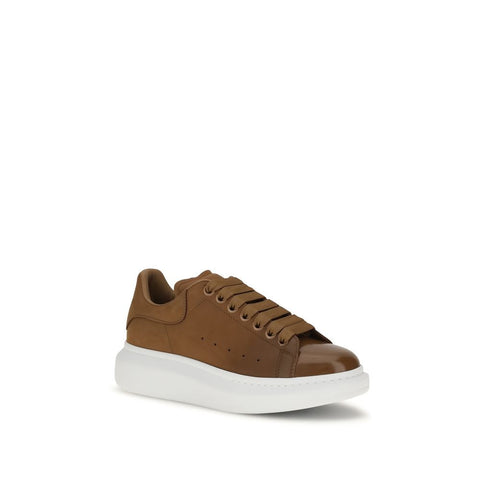 Brown Calf Leather Bos Taurus Chunky Sneakers