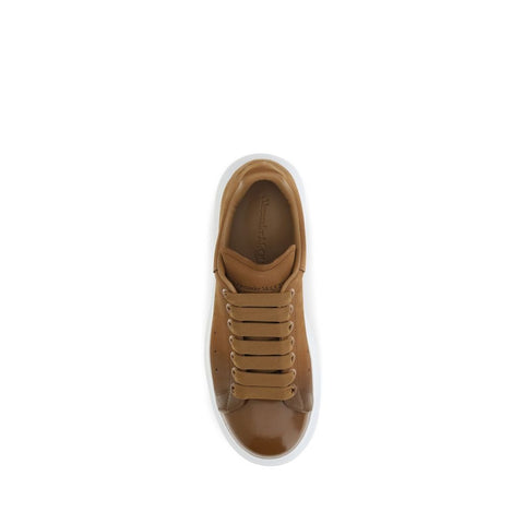 Brown Calf Leather Bos Taurus Chunky Sneakers