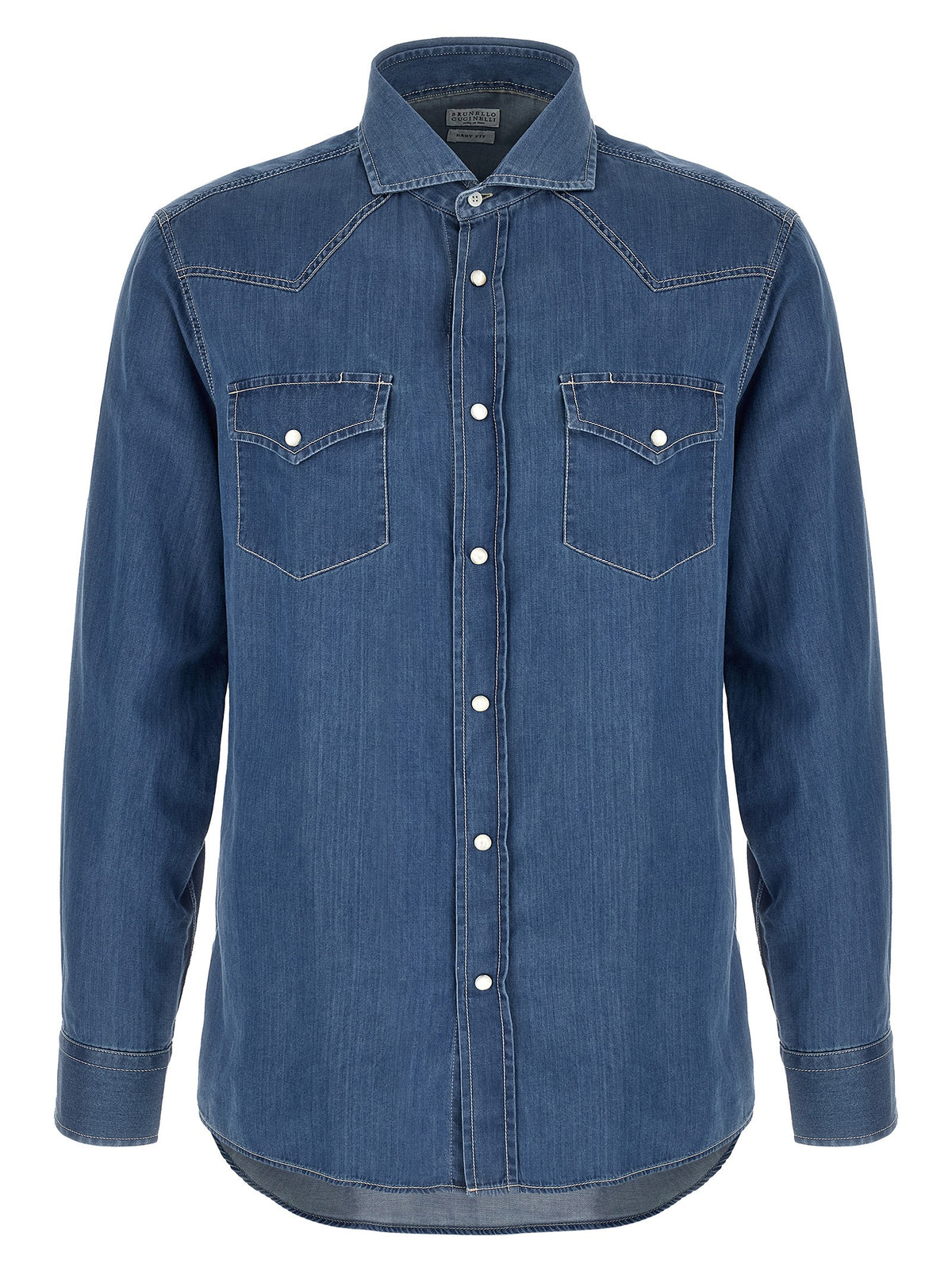 Blue Cotton Blouse