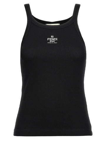 Black Cotton Sleeveles T-Shirt