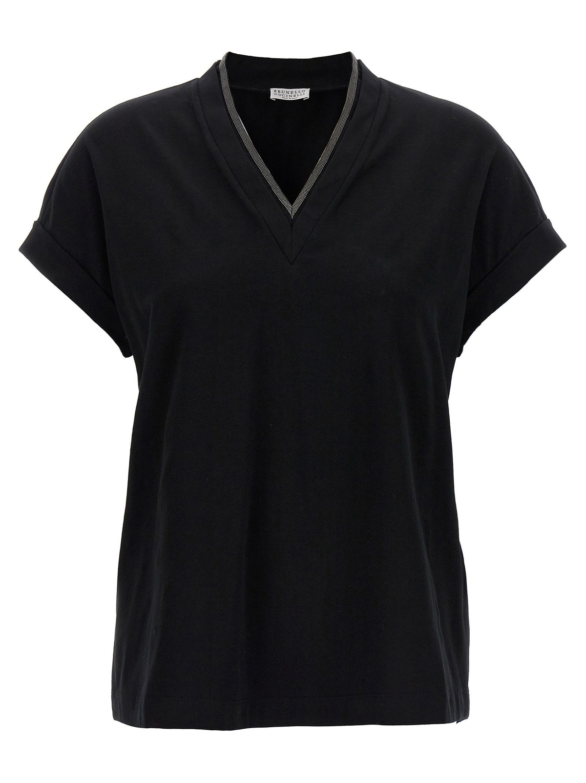 Black Cotton T-Shirt