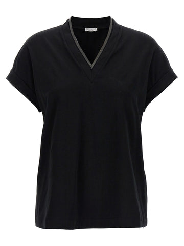 Black Cotton T-Shirt