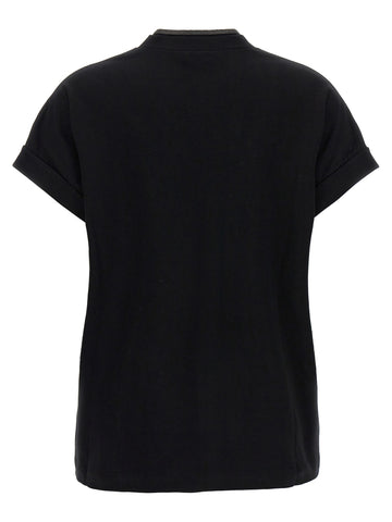 Black Cotton T-Shirt