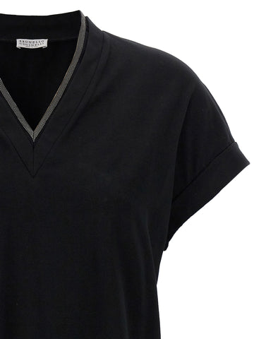 Black Cotton T-Shirt