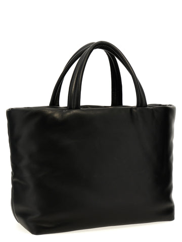 Black Lamb Leather Tote Bag