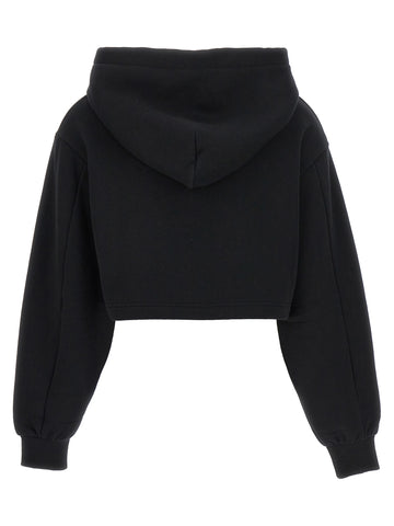 Black Cotton Hoodie