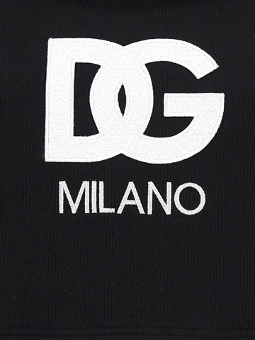 Black Cotton Hoodie