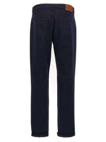 Blue Cotton Jeans Denim