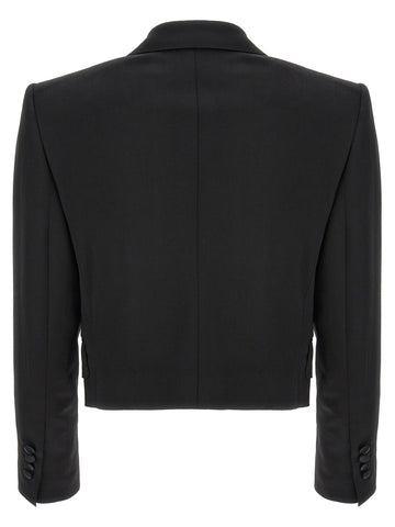 Black Virgin Wool Blazer
