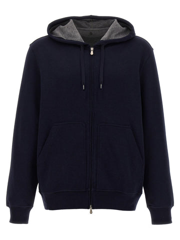 Blue Cotton Sweatshirt
