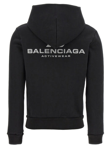 Black Cotton Sweatshirt