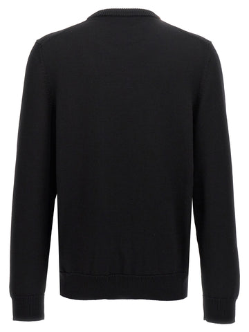 Black Virgin Wool Cardigan