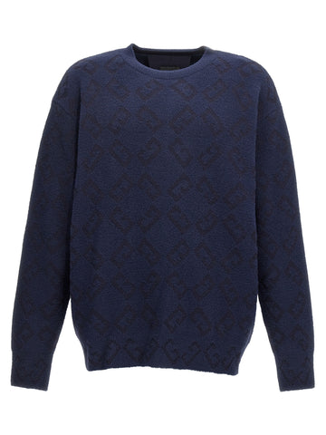 Blue Wool Cardigan